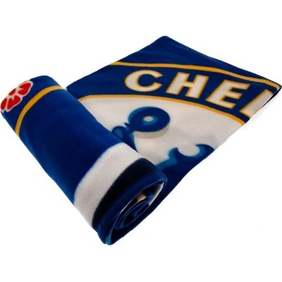 CurePink Fleece deka FC Chelsea Znak 125x150