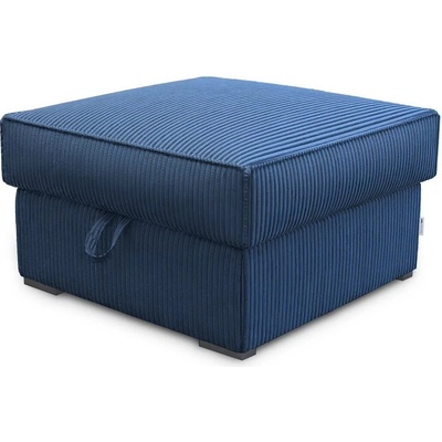 Textilomanie Tmavomodrý taburet SMART COSARO s úložným priestorom 65x65 cm