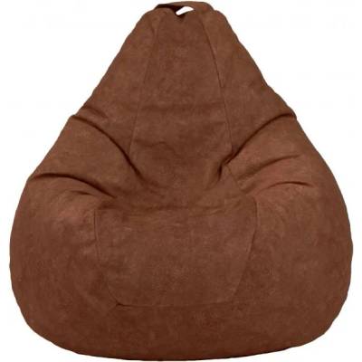 Pufrelax Пуф круша, 220л. , Nirvana Hobbit - Terra, Перящ се калъф, Пълнеж от полистиролни перли, Гама Premium