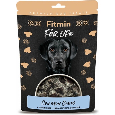 Fitmin For Life Sušené kocky s treskou maškrta pre psy 100 g