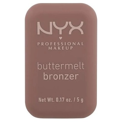 NYX Professional Makeup Buttermelt Bronzer vysoce pigmentovaný a dlouhotrvající bronzer 04 Butta Biscuit 5 g