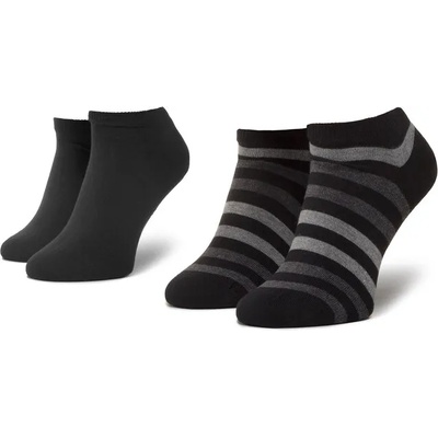Tommy Hilfiger Комплект 2 чифта къси чорапи унисекс Tommy Hilfiger 382000001 Black 200 (382000001)