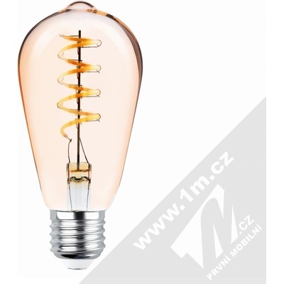 Forever LED filament gold E27 ST64 SF 4W 250lm teplá bílá