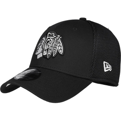 New Era CHICAGO BLACKHAWKS NHL EVERGREEN 39THIRTY Černá Bílá