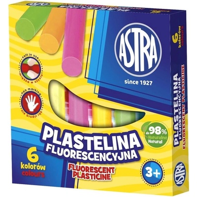 ASTRA Флуоресцентен пластилин 6 цвята (as83811906)