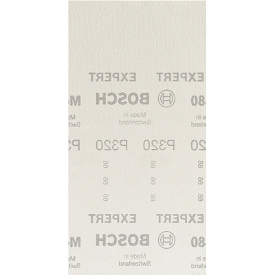 BOSCH Brusná mřížka EXPERT M480 pro vibrační brusky 115 × 230 mm, G 320, 10 ks 2608900768