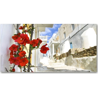Foto obraz fotografie na skle Myonos Grécko 100x50 cm