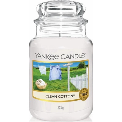 Yankee Candle Classic Clean Cotton 623 g