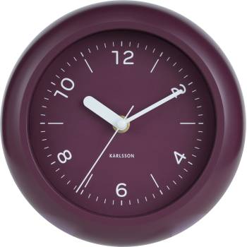 Karlsson Стенен часовник Slope, тъмнолилав (KA6047PU)