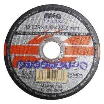 Magg Kotouč řezný 125 x 1,6 x 22 mm RKQS12516220