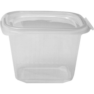 Wimex Miska hranatá priehľadná s viečkom 500ml