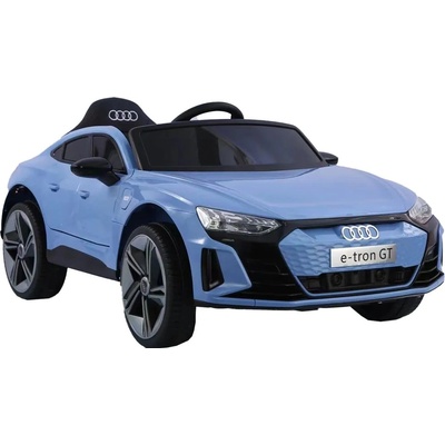 Ocie Акумулаторна кола Ocie - Audi RS Etron GT, 12V, кожена седалка, синя (3590089-2R-B)