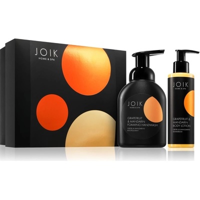 JOIK Home & Spa JOIK Grapefruit & Mandarin tekuté mydlo na ruky 250 ml + JOIK Grapefruit & Mandarin hydratačné telové mlieko 150 ml