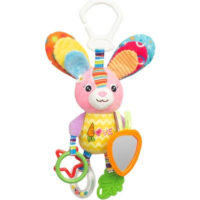 Sensillo Играчка за количка Sensillo - Зайче, цветна (SILLOZ-0500)
