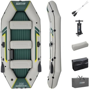 Bestway Надуваема лодка Bestway Ranger Elite X4 65157 за риболов, 320x148x47 см