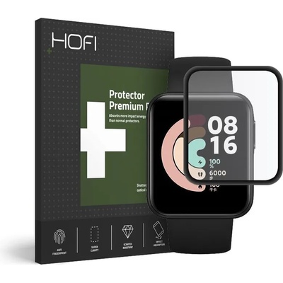 Hofi Хибридно стъкло за смарт часовник XIAOMI Mi Watch Lite от Hofi Hybrid Glass - с черна рамка ( 6216990208904 - 1007 )