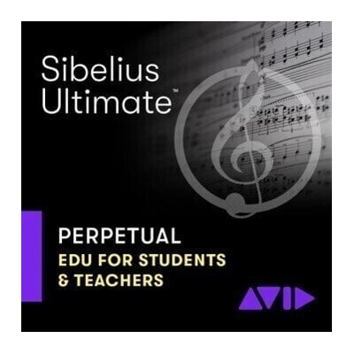 AVID Sibelius Ultimate Perpetual New License for Students & Teachers Digitální produkt – Zboží Mobilmania