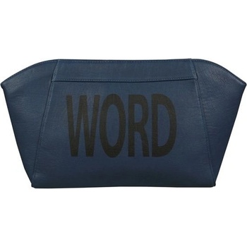 Friis Word Quilt Clutch Bag