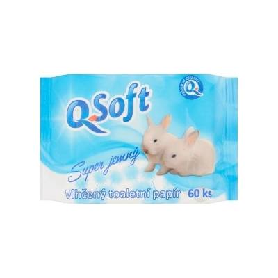Q Soft jemný Vlhčený 60 ks