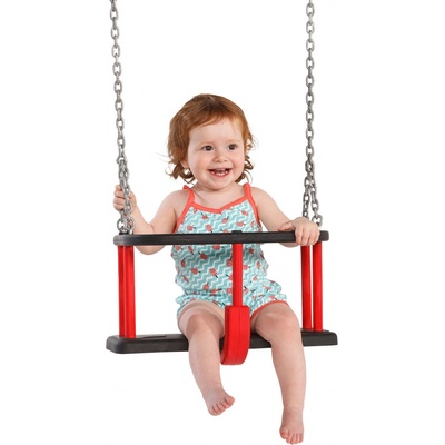 KBT Hojdačka Basic čierna/červená