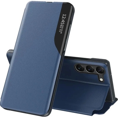 HQWear Кожен калъф HQWear Eco Leather View Case за Xiaomi POCO C65 / Redmi 13C, син (9145576284292)