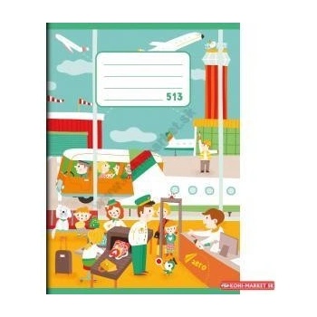 Notes školský zošit linajkový 513 A5