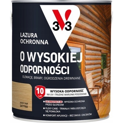 V33 Ochranná lazura s vysokou odolností antracit 0,75L