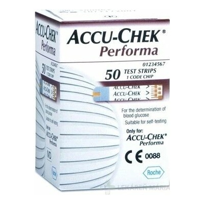 Accu-Chek Performa/Aviva 50, testovacie prúžky do glukomera