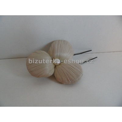 bizuterka-eshop.cz Vlásenka s květem a perlou BZ-05594