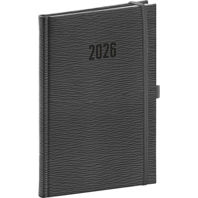 Notique Rivoli A5 týždenný 2026 šedý
