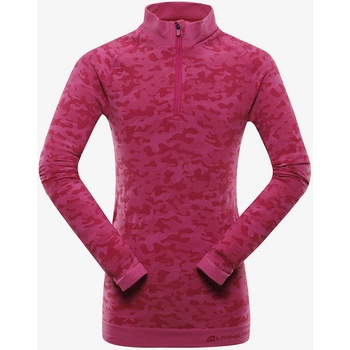 Alpine Pro Тъмнорозова шарена функционална тениска за момичета ALPINE PRO Lubino ALPINE PRO | Rozov | Момичешки | 140/146