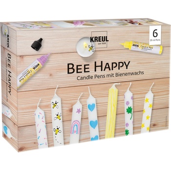 Kreul Candle Pen Bee Happy Set Пълнител за писалка 6 бр (49757)