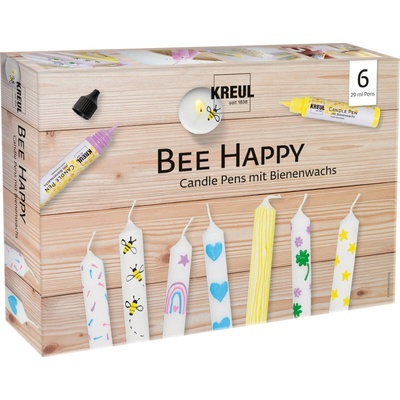 Kreul Candle Pen Bee Happy Set Пълнител за писалка 6 бр (49757)