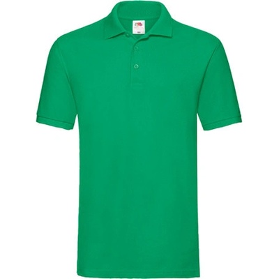 Fruit of the Loom pánska polokošeľa kelly green