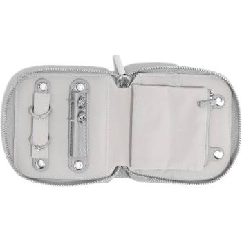 Stackers Пътна кутия за бижута с място за пръстени Stackers Pebble малка каменносива (75762)