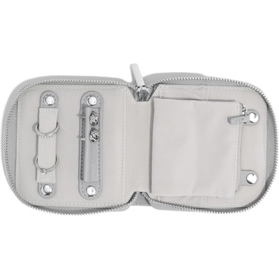 Stackers Пътна кутия за бижута с място за пръстени Stackers Pebble малка каменносива (75762)