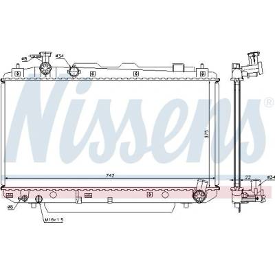 Chladič motoru NISSENS 64639A