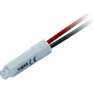 Tem Лампа LED 230V 0.4W, цвят Червен, Modul - IA20RD (IA20RD)