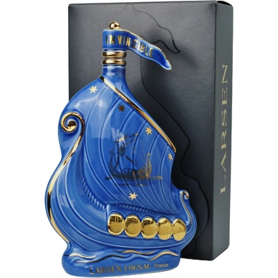 Larsen Invincible Sky Blue Keramická Fľaša 40% 0,7 l (kartón)