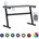 vidaXL 110x60x75 cm Z Black Led (325420)