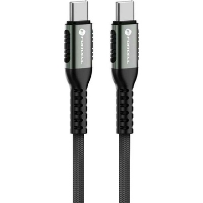 F-Energy C260 typ C na typ C QC4.0 PD 5A 100W Cafule 0,25m černý