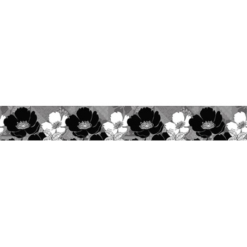 AG Design WB 8239 Květiny, samolepicí bordura, 0.14m x 5m