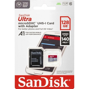 SanDisk SDXC UHS-I U1 8GB SDSQUAB-128G-GN6MA