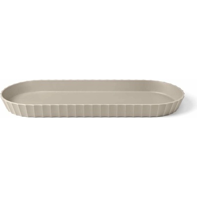 Blim Plus Tácka Servírovacia tácka oválna Minerva M VS6-319 Moka Grey 37,5 cm