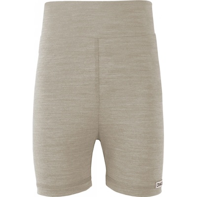 Crawler Merino kraťasy zvýšený pas tenké dětské Latté