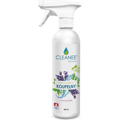 CLEANEE EKO hygienický čistič na KOUPELNY levandule 500 ml