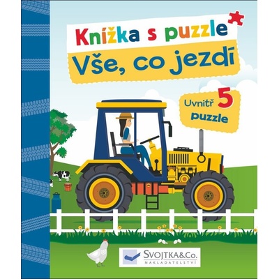 Knížka s puzzle Vše, co jezdí - Teller Laura