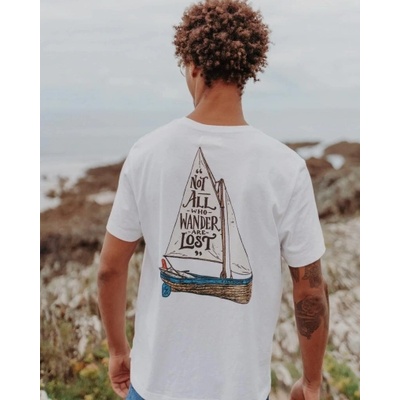 Saltrock Тениска Saltrock Lost Ships в бяло (TSB11703059WHITE)