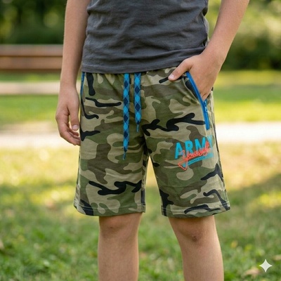 Kugo ST5309 zelené / modrý zip