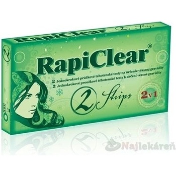 RapiClear 2 Strip tehotenský test 2 ks